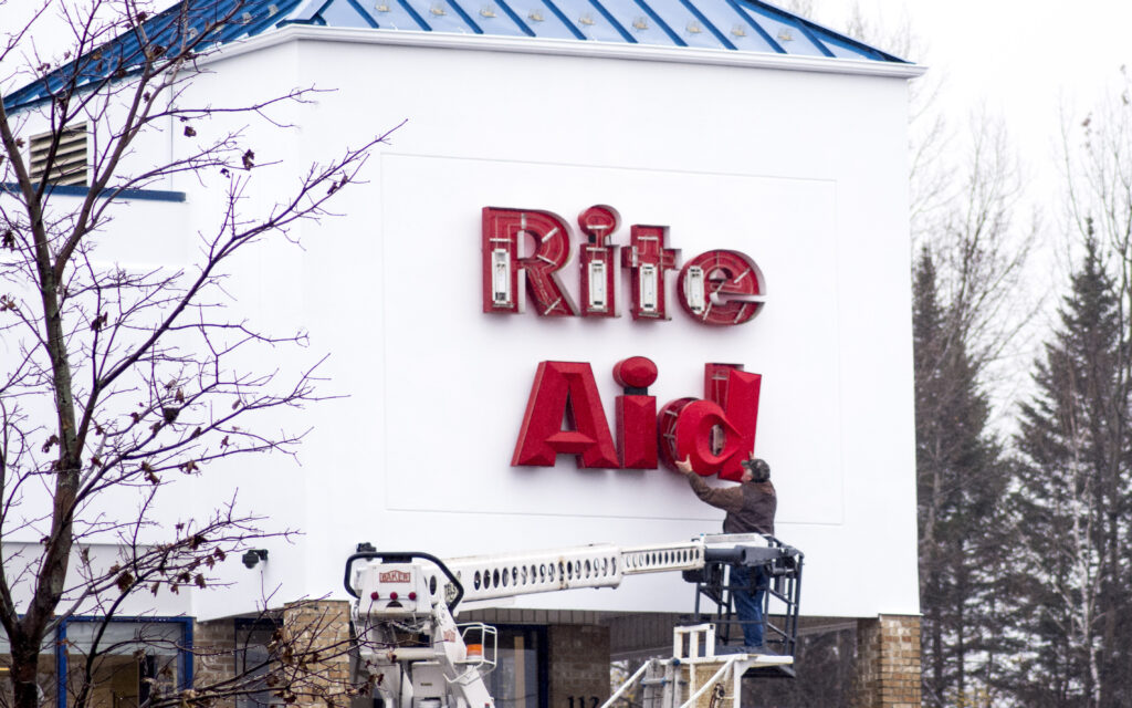 Walgreens removes Rite Aid sign as ownership transition continues The