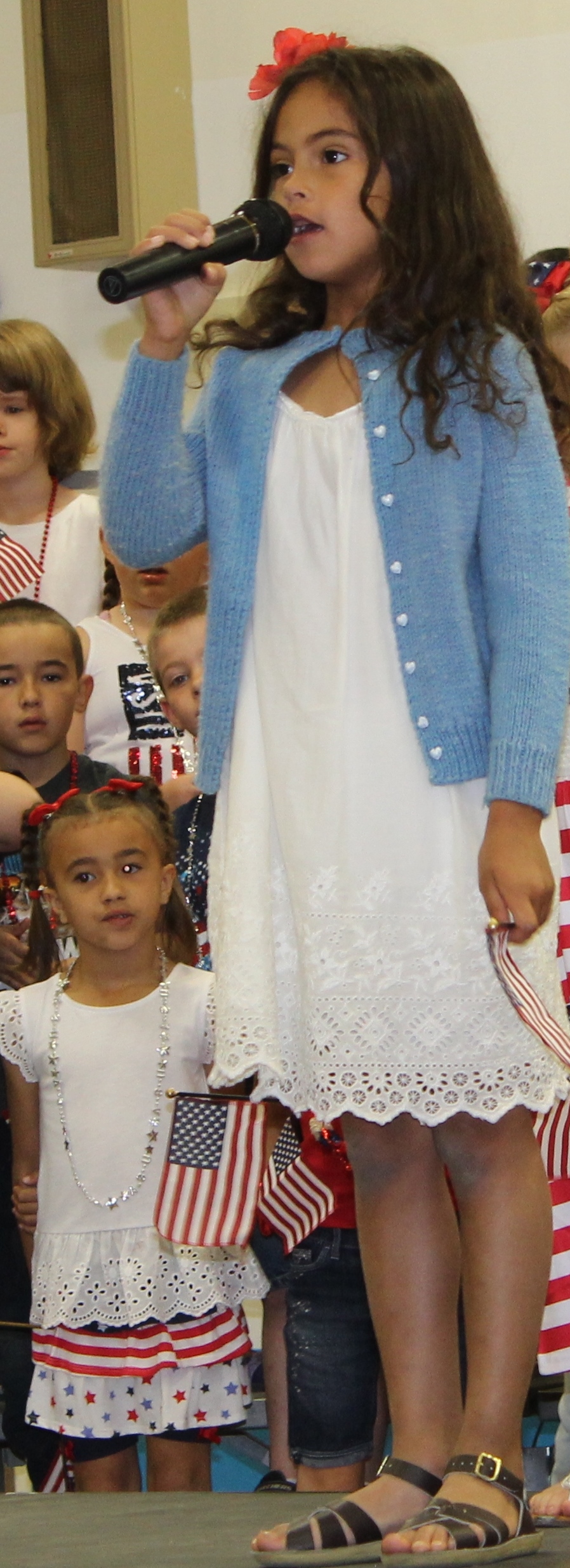 Houlton Elementary School students celebrate Flag Day The County