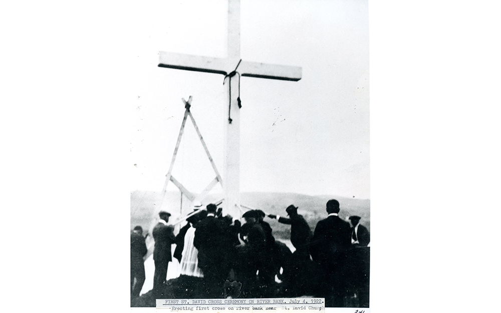 Community members erected the cross at the current site 100 years ago. (Contributed photo)