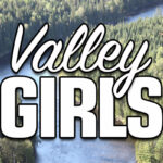 Valley Girls banner showing the Valley Girls logo above an aerial view of a river