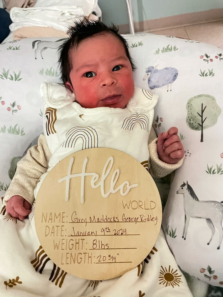 First Baby Of 2024 At Houlton Regional Hospital Gets Big Community   Bdn Baby 3 768x1024 