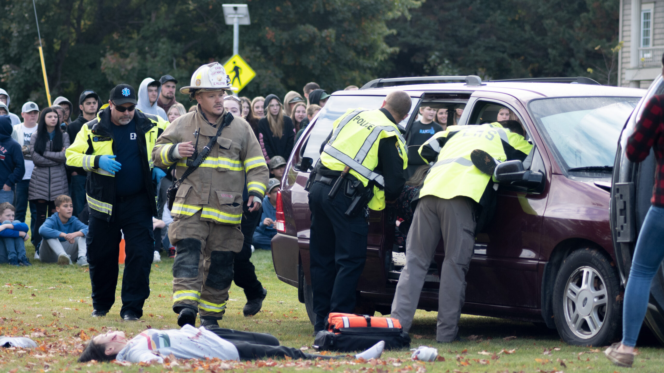 Fort Kent emergency organizations raise awareness through OUI crash