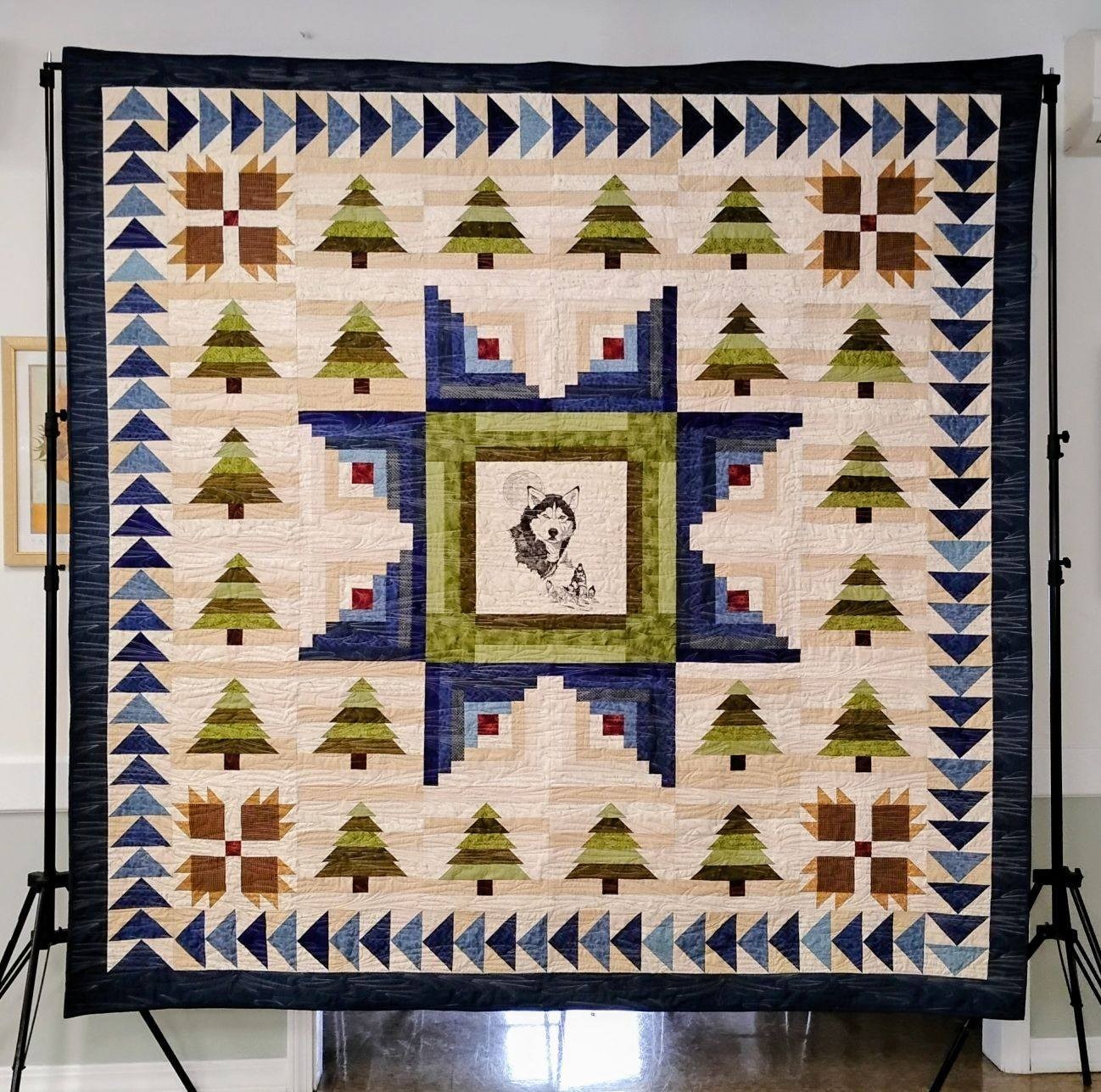 Local quilters donate ‘Racing Through the Woods’ quilt for 2026 Can-Am Crown Raffle