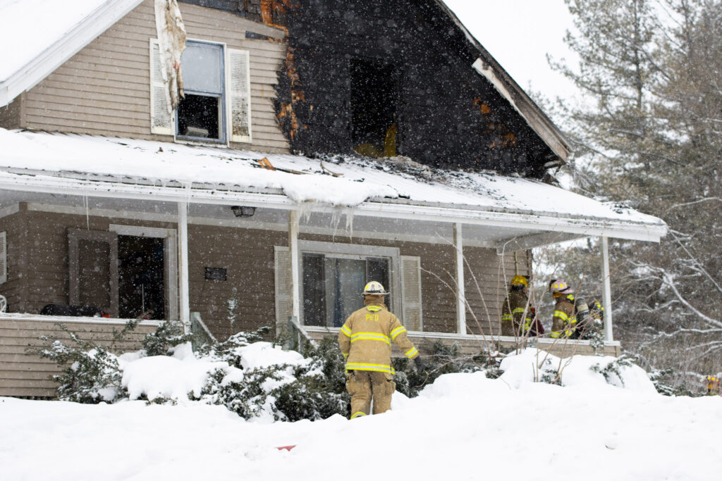 Crews battle early morning house fire in Presque Isle - The County