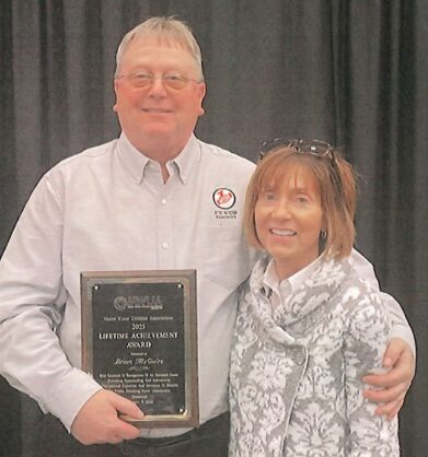 McGuire honored with Lifetime Achievement Award by Maine Water Utilities Association